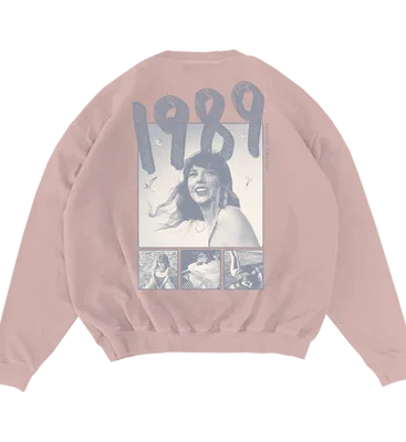1989 Crewneck Sweatshirt Pink